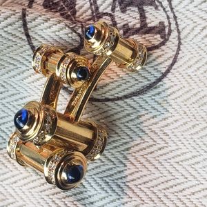 Rare Tiffany&Co Cabochen 18kt Gold & Diamonds